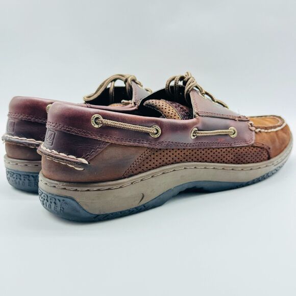 Sperry Shoes Mens 12 Brown Suede Boat Deck Loafers Slip On Casual Moccasins - Picture 4 of 11